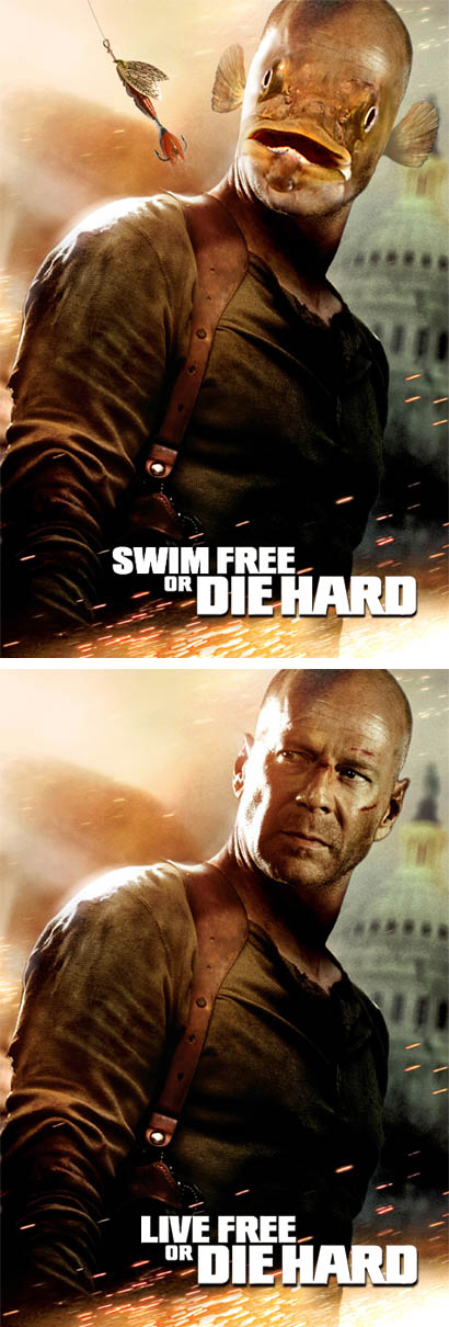 Swim free or die hard